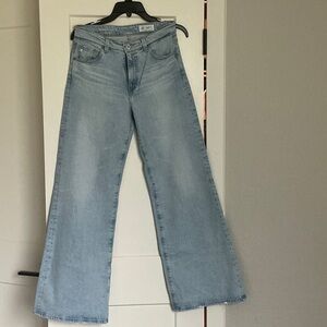 AG Light Wash Wide Leg Women’s Jeans